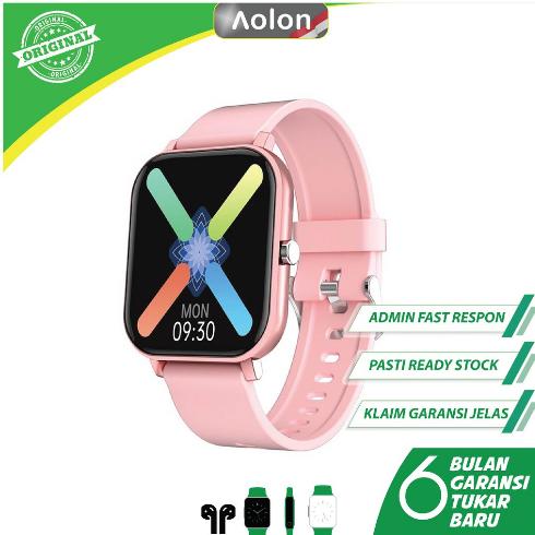 Gambar Smartwatch P9 full touch screen. Bentuk dan finish built rapih - pink dari OPPOYO. undefined Tokopedia