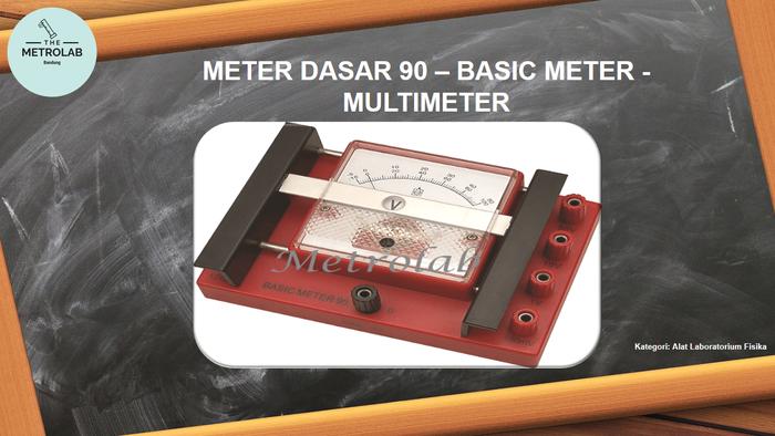 Jual Meter Dasar | Basic Mater 90 | Alat Ukur tegangan dan arus listrik ...