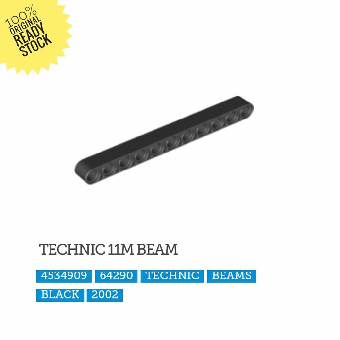 Gambar Lego Part 32525 Technic, Liftarm 1 x 11 Thick - Putih dari Lil-McBrick undefined 3 Tokopedia