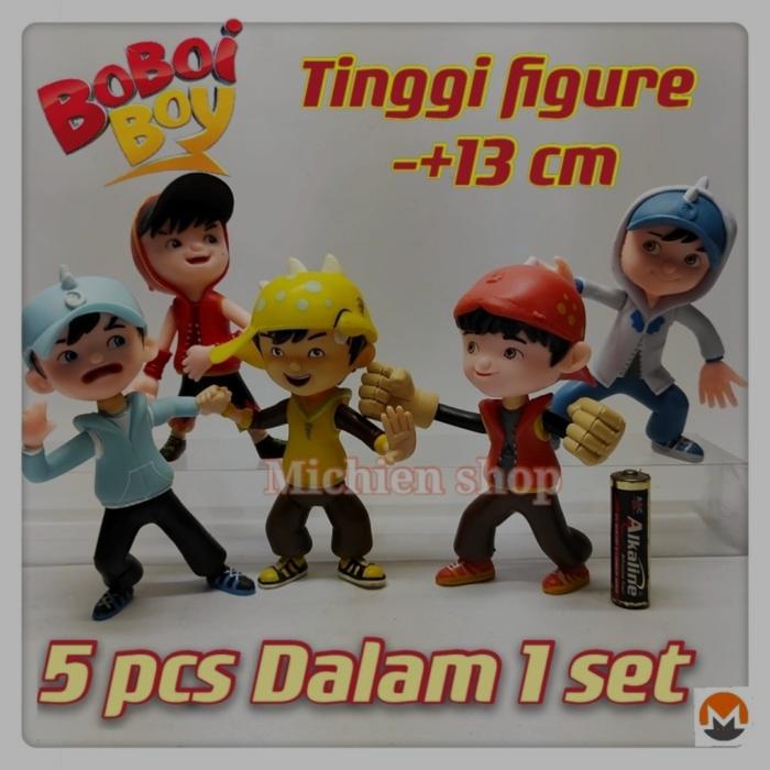 Gambar ACTION FIGURE BOBOIBOY SET ISI 5 PCS MAINAN TOPPER MINIATUR BOBOI BOY - set-isi5-biasa dari MICHIEN-SHOP undefined Tokopedia