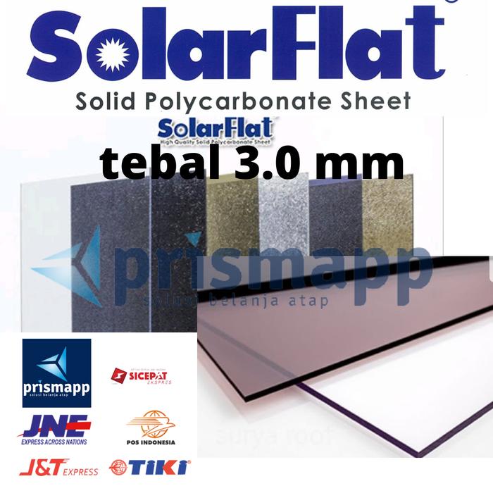 Gambar Solarflat 3.0 mm, Atap Solid Solartuff, harga per meter dari Prismapp parung panjang undefined Tokopedia
