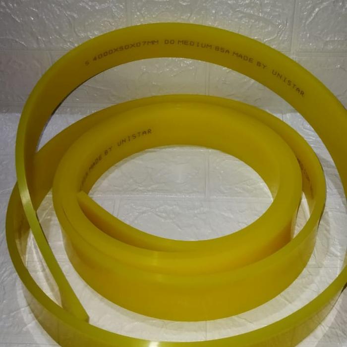 Jual KARET RAKEL SABLON 7mm KOTAK Kuning Unistar (Sablon Plastisol ...