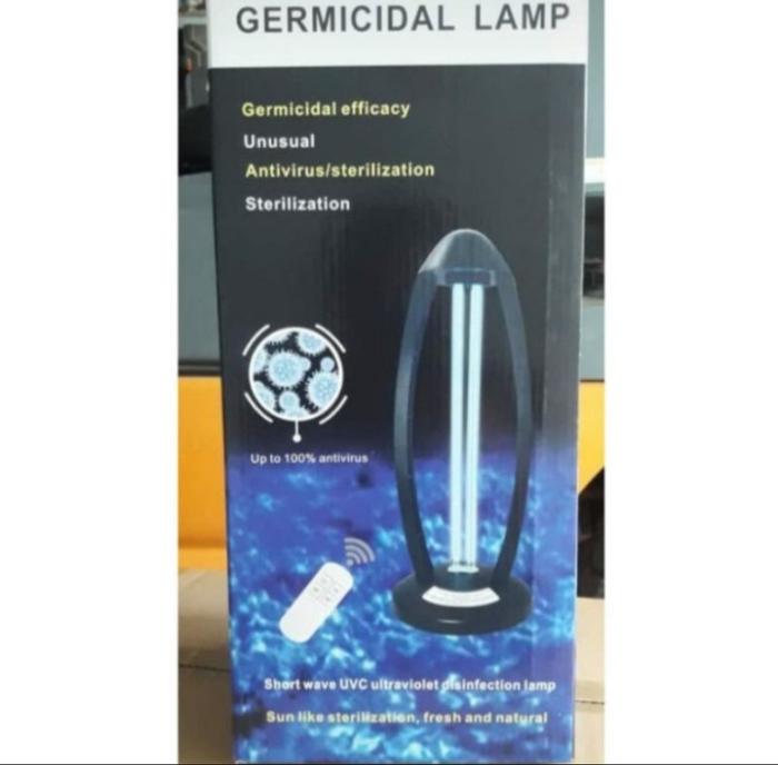 Gambar lampu UV Ozon Rapid sterilizer ruangan 360 plus REMOTE - Hitam dari D&A Mart undefined Tokopedia