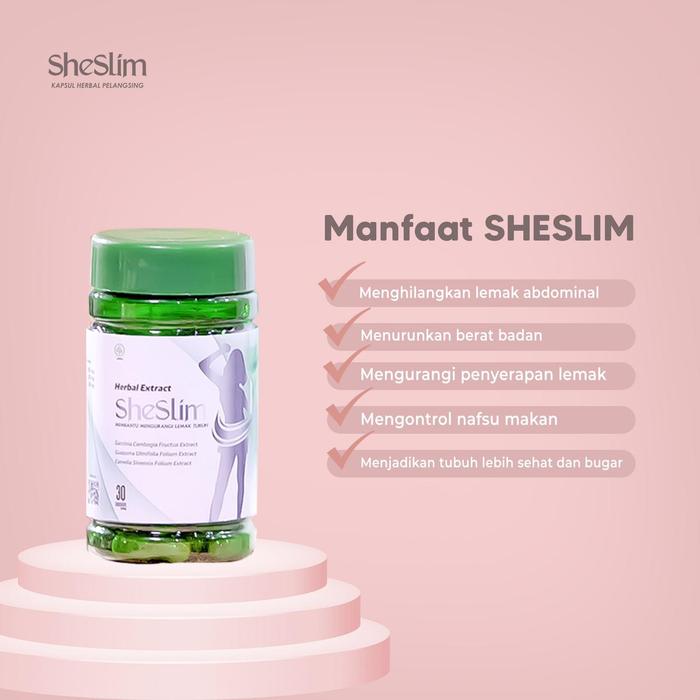 Gambar She Slim Kapsul Herbal Pelangsing dari oink undefined Tokopedia