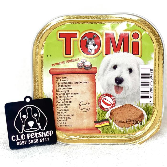 Tomi консервы для собак 300г с ягненком (упак 18шт) Германия (3859889939478)