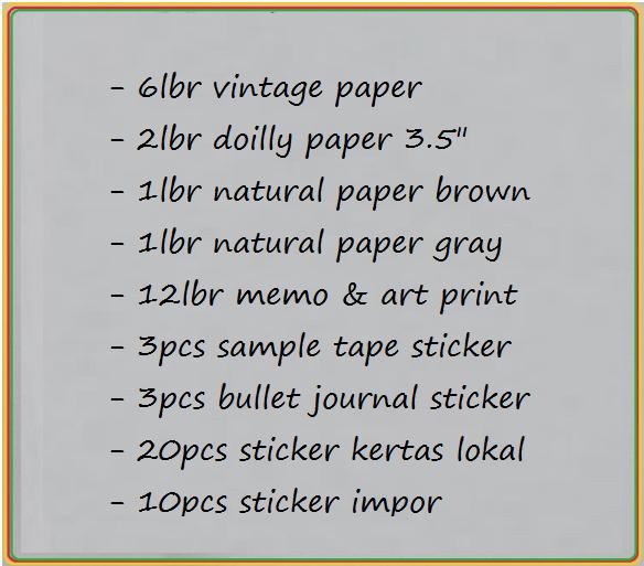 Gambar Ephemera Aesthetic Journal Kit - Set Journal Kit Tema Ephemera - SET A dari JPL CRAFT STORE undefined Tokopedia