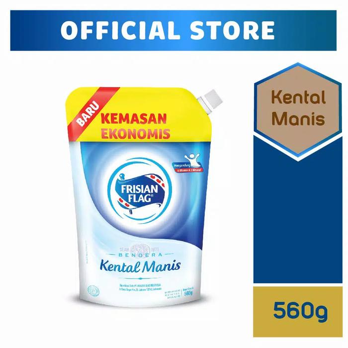Gambar Frisian Flag Bendera Kental Manis Pouch 560gr dari MUGHNI RIAU MART undefined Tokopedia