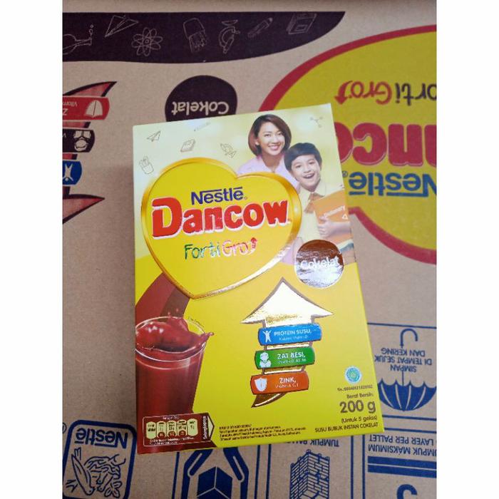 Gambar Nestle Dancow Fortigrow 195gr / Susu Coklat / Susu Bubuk Dancow dari Meri Snack undefined Tokopedia