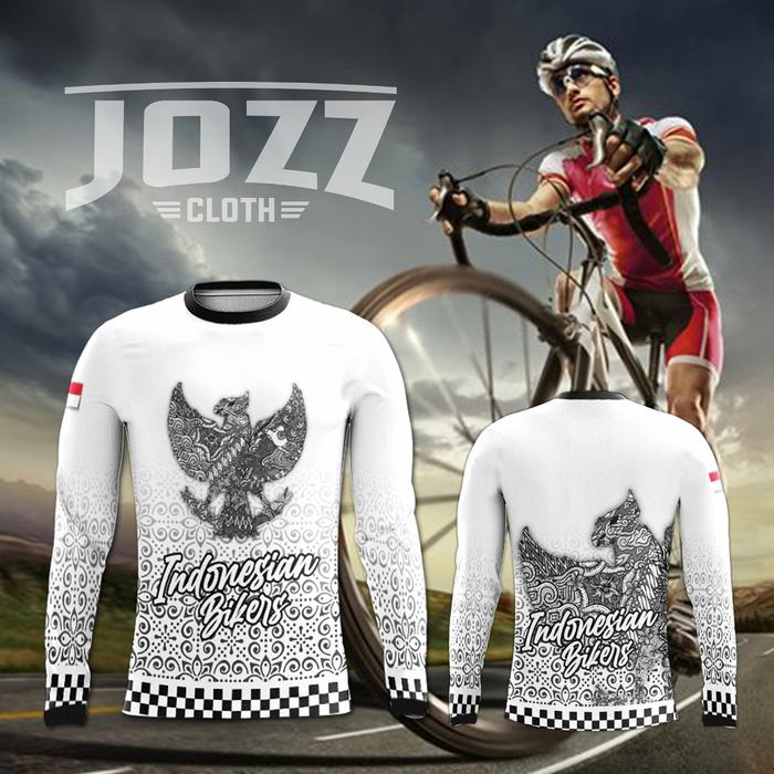Gambar jersey sepeda batik - Putih, XL dari jozz.cloth undefined Tokopedia