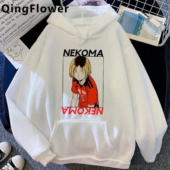 Cappuccio Felpa Kenma Haikyuu Jaket Haikyuu Hoodie Nekoma Jaket