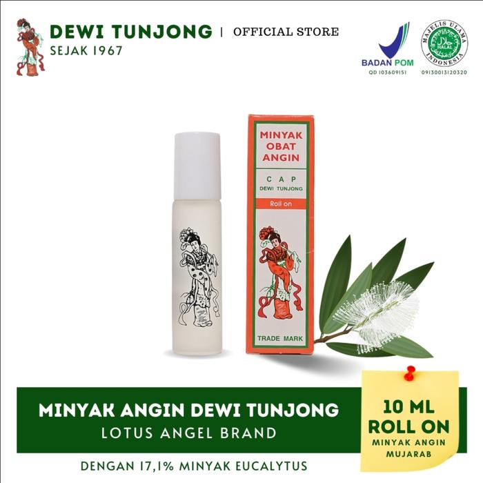 Gambar Dewi Tunjong Roll On 100% Natural - MINYAK ANGIN dari Dewi Tunjong undefined Tokopedia