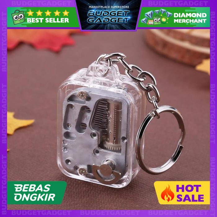 Gambar VKTECH Kotak Musik DIY 18 Tones Music Box Gantungan Keychain - MBB18 dari BudgetGadget undefined Tokopedia