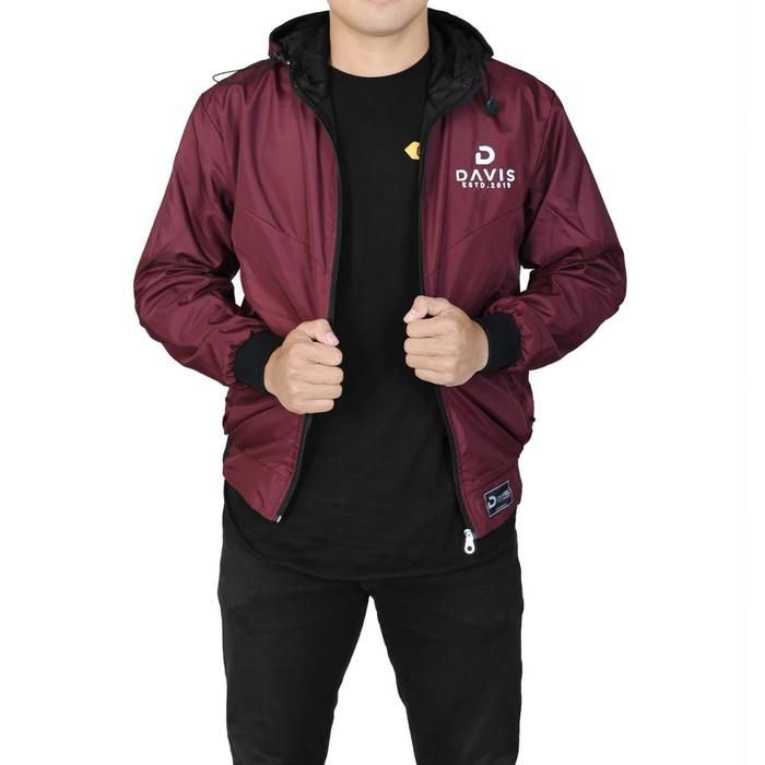 Gambar jaket winraner davis - maroon dari Zahsy Fashion undefined Tokopedia