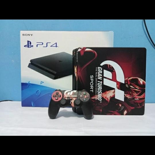 Gambar Ready ps4 slim second hen 6.72, HDD 500GB, full game dari official-game undefined Tokopedia