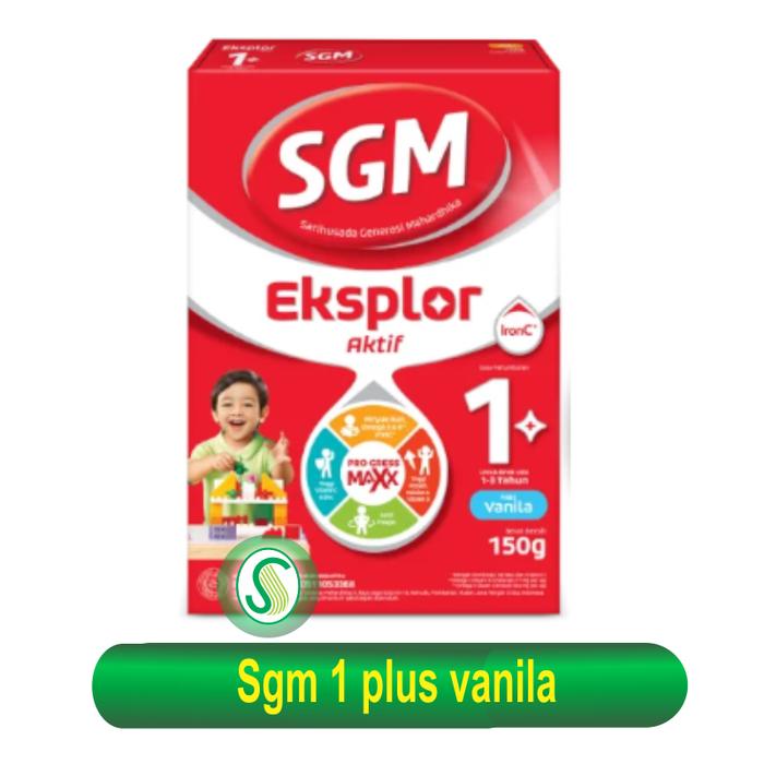 Gambar SGM Eksplor 1+ Pro-GressMaxx Vanilla Formula Pertumbuhan 150 gr dari Sakinah-Mart undefined Tokopedia