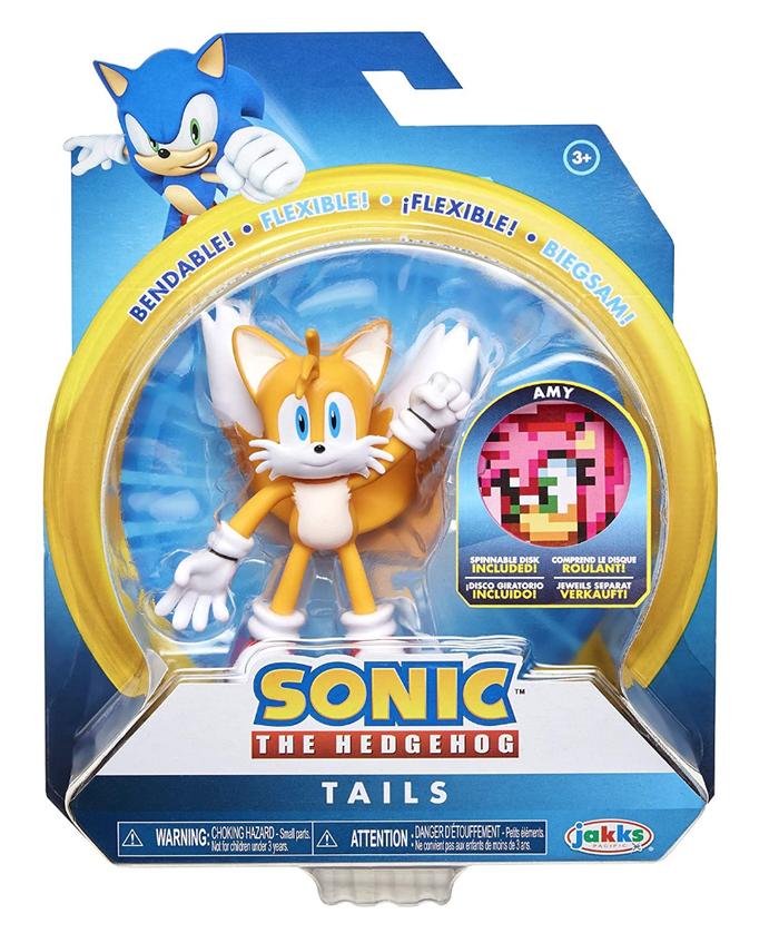 Gambar JAKKS Pacific Action Figure 4 Inch Sonic- Tails With Spinable Disc Amy dari Tesla Reborn undefined Tokopedia