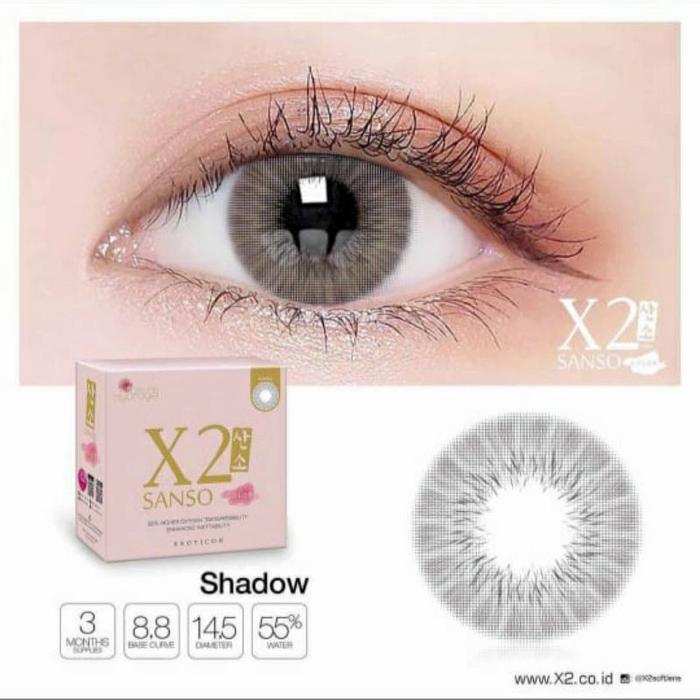 Gambar Softlens X2 Sanso Colour by exoticon (normal,minus) - Shadow, Normal dari Madeleine Fashion undefined Tokopedia