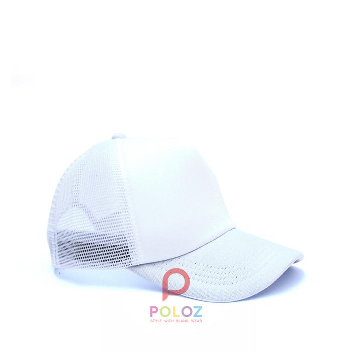 Gambar TOPI CUSTOM TOPI TULISAN TOPI CUSTOM SABLON TOPI CUSTOM LOGO GAMBAR - Putih, LOGO dari pabrik poloz undefined Tokopedia