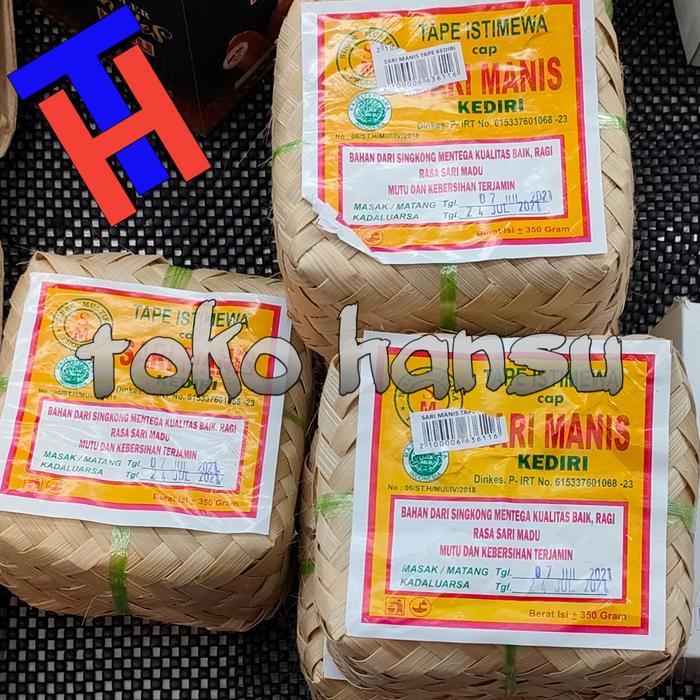 Gambar Tape Istimewa Cap Sari Manis Kediri 350gr dari Toko Hansu undefined Tokopedia