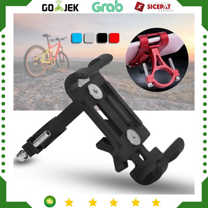 Gambar Holder HP Smartphone Sepeda Gunung Lipat Aluminum dari Toko Best Ever undefined Tokopedia