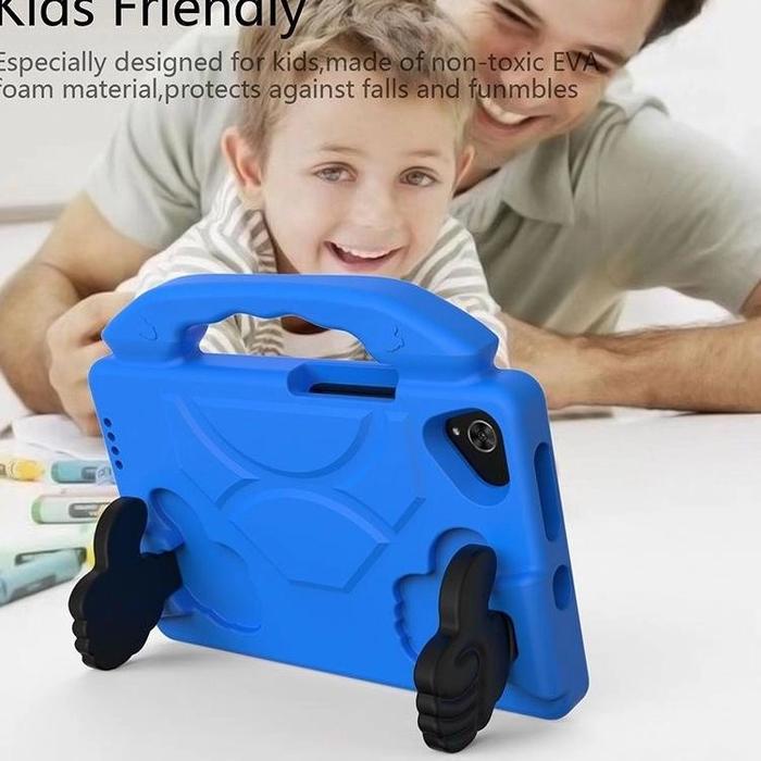 Gambar New Case Stand Silicon 4D 2Thumbs For Samsung Galaxy Tab A 8inch T295 - Biru, Tab A 8" T295 dari Multi Accesoris undefined Tokopedia