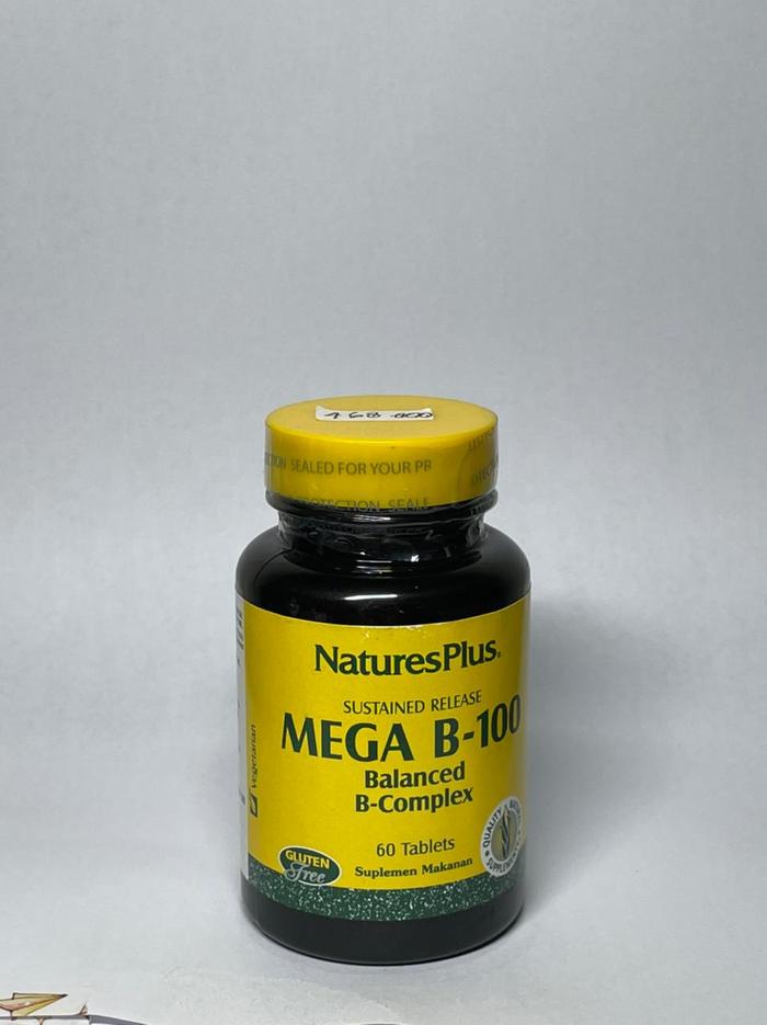 Gambar Nature's Plus Mega B 100 60 Tablets dari vitaamine store undefined Tokopedia