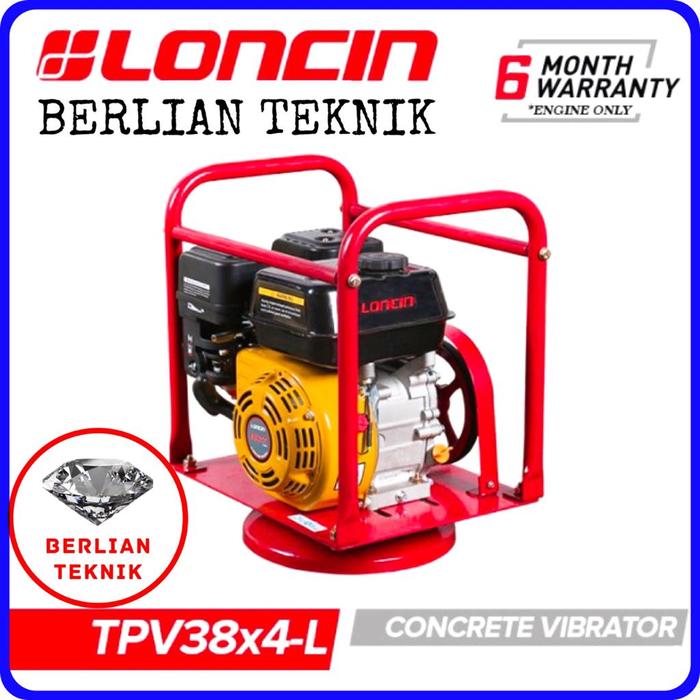 Jual Concrete Vibrator Loncin TPV 38x4 L + Mesin Bensin 5.5 HP
