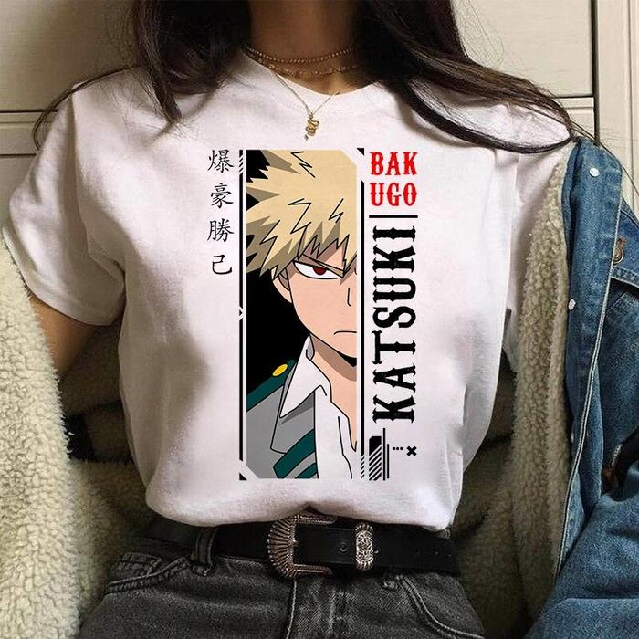 Gambar Baju Kaos Atasan Anime BAKUGOU KATSUKI My Hero Academia / Boku No hero - GAMBAR 1, 8 dari KAOS DISTRO 4U undefined Tokopedia