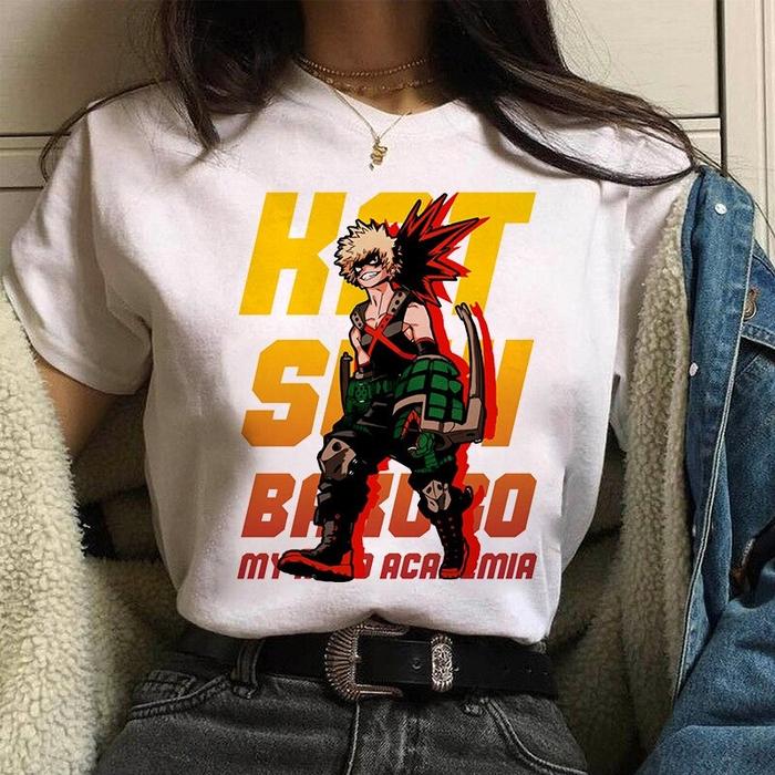 Gambar Kaos Anime My Hero Academia Bakugou Katsuki / Baju Boku No Hero Pria - GAMBAR 1, XXL dari KAOS DISTRO 4U undefined Tokopedia