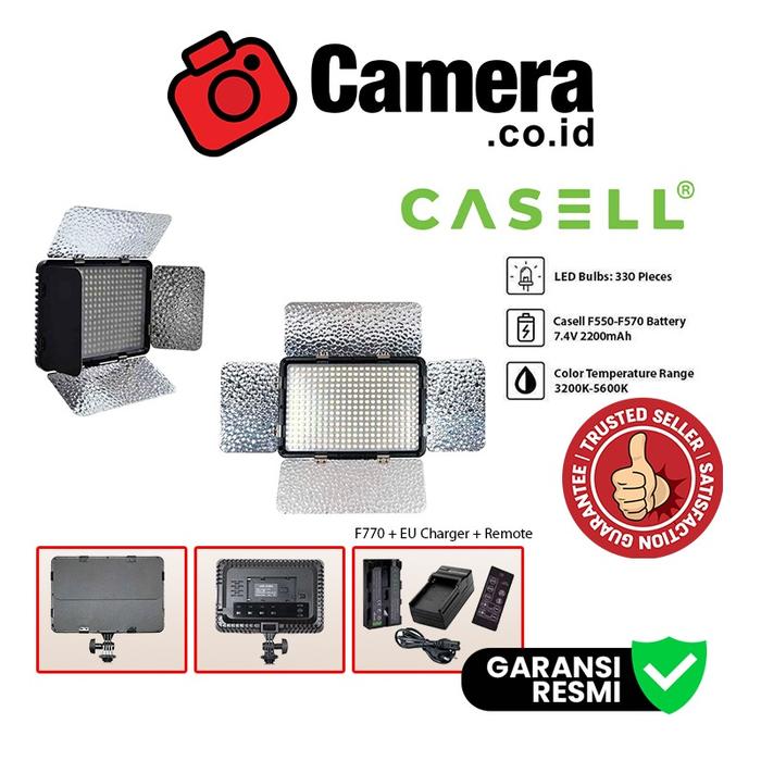 Gambar CASELL LED-330 ARC With F770 + EU Charger + Remote dari CAMERA CO ID undefined Tokopedia