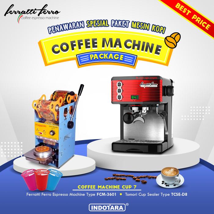 Jual Paket Mesin Kopi Espresso Machine 