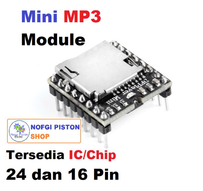 Gambar DFPlayer Mini MP3 Player Module (MP3 Modul, Support Arduino) dari Nofgi Piston Shop undefined Tokopedia