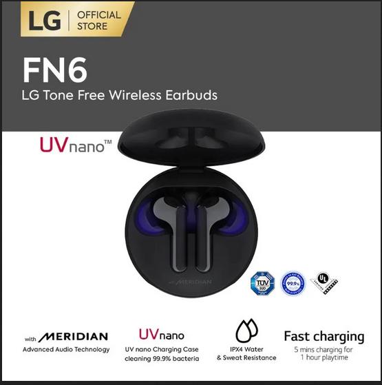 Jual LG TONE Free FN6 TWS - UVNano 