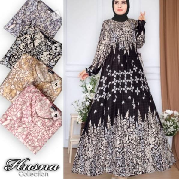 Gambar (Jumbo) Gamis Maxmara Lux premium motif 5/ Kekinian 2021 Gamis/ Maxi G - sign 4, 6L dari TENABANGKING undefined Tokopedia