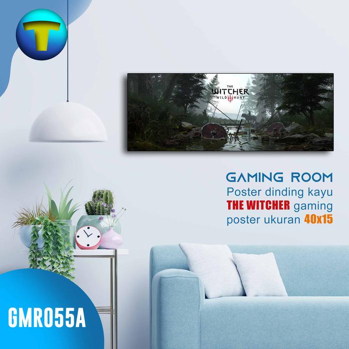Gambar The Witcher 3 Wild Hunt Poster Gaming Walldecor Hiasan Dinding GMR055 - GMR055A, LOW bingkai dari tokodin.id undefined Tokopedia