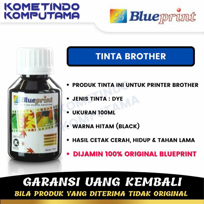 Gambar 100ml Tinta Brother BLUEPRINT T220 T420 T520 JAMIN ASLI 100% ORIGINAL - Hitam dari KOMETINDO KOMPUTAMA_NEW undefined Tokopedia