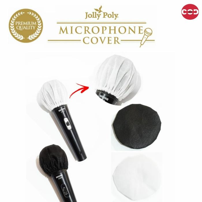 Gambar Sarung penutup Mic podium 100pcs / cover microphone kecil sekali pakai - Hitam, Mic Karaoke dari CODMarketing undefined Tokopedia