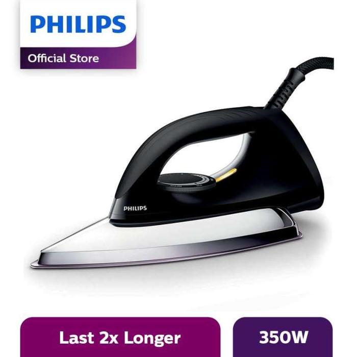 Gambar SETRIKA PHILIPS DRY IRON 1173 - WHITE ORANGE - Hitam dari CITRARAYA SHOP undefined Tokopedia