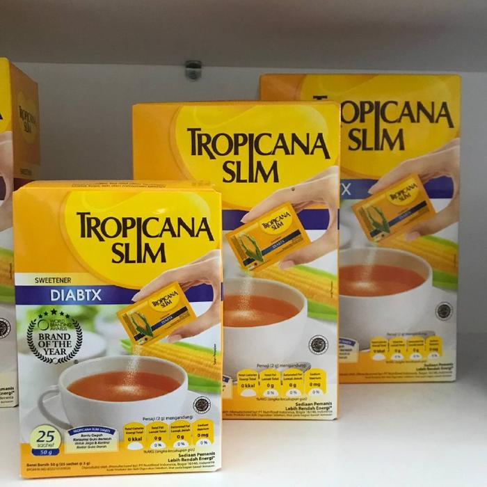 Gambar Tropicana Slim Sweetener DIABTX - 25 sachet dari Cordelia Farma Medikalindo undefined Tokopedia