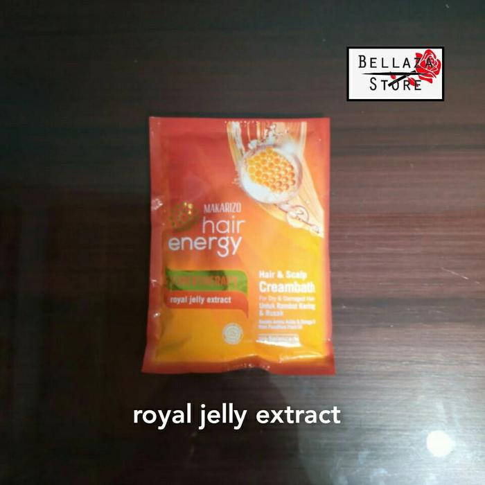 Gambar Makarizo Hair Energy Fibertherapy Creambath Sachet 30 gr - royal jelly dari Bellaza Store undefined Tokopedia