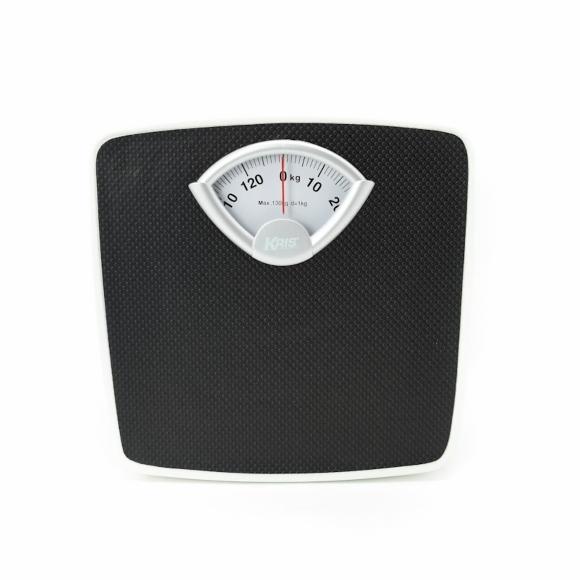 Gambar Krisbow Timbangan Badan Manual 130Kg 27,5 x 27,5 x 6 Cm - Hitam dari Poltop_Shop undefined Tokopedia