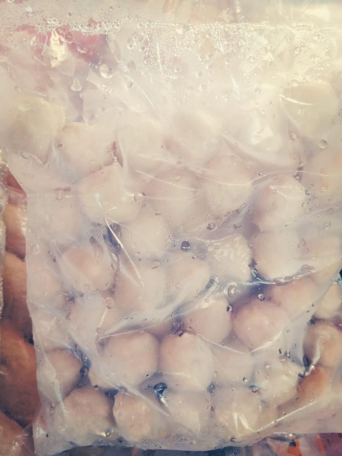 Gambar Bakso Kerikil Ayam / ikan homemade +-500gr - BAKSO AYAM dari FrankShopp undefined Tokopedia