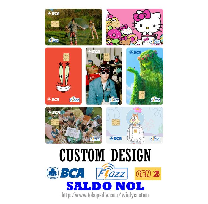 Gambar BCA FLAZZ Custom Desain Suka suka 2 SISI Saldo 25 ribu dari Winly Custom undefined Tokopedia