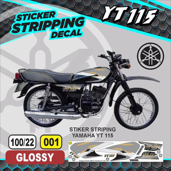 Gambar Striping Sticker Decal Motor Yamaha Yt 115 Variasi AR 01 Glossy - 001 dari Arayanto Sticker undefined 3 Tokopedia