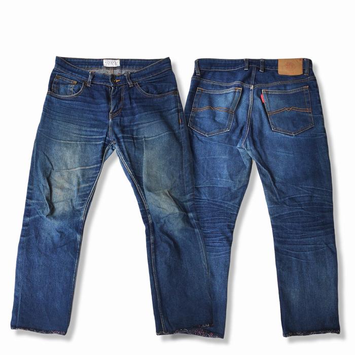 Gambar Aye Denim Fibbonac Carhartt Jimmy Martin Selvedge Jeans Pants - RUNAWAY dari Siashiko undefined Tokopedia