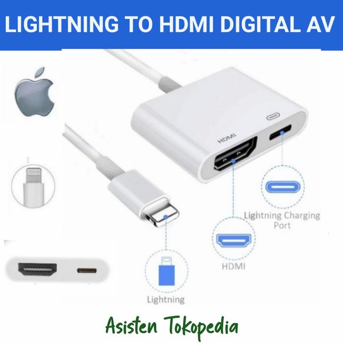 Lightning Digital Av Multiport Adapter Thunderbolt To Hdmi Apple