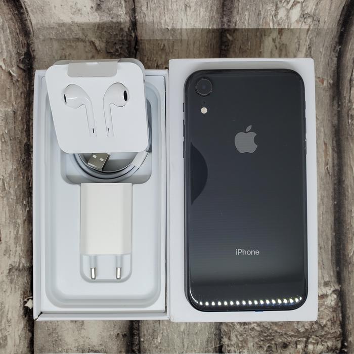 Gambar Iphone XR 64gb Fullset - Hitam dari Biluy Store undefined Tokopedia