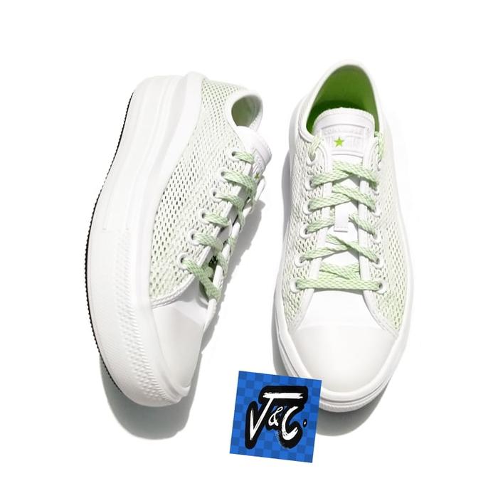 Jual Sepatu Converse Chuck Taylor All Star Lift Platform Move Mesh Ox White  - Jakarta Selatan - Joss \u0026 Co. | Tokopedia