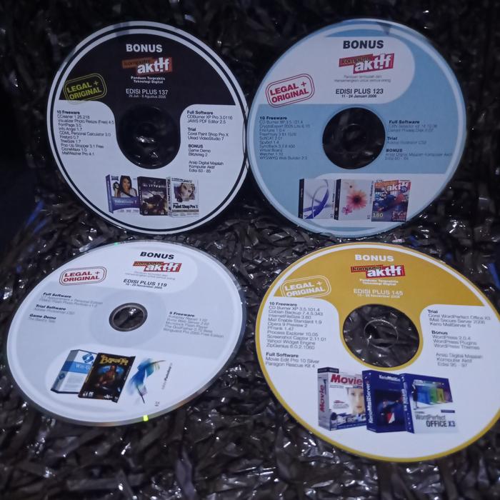 Gambar kumpulan software komputer dari kaset fisik undefined Tokopedia
