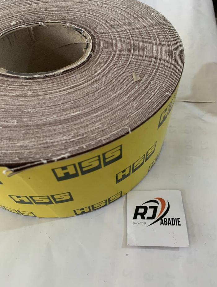 Gambar Amplas Roll HSS 4x4.5 50 Meter Grit 40 - 400 - 360 dari RJ Abadie undefined Tokopedia